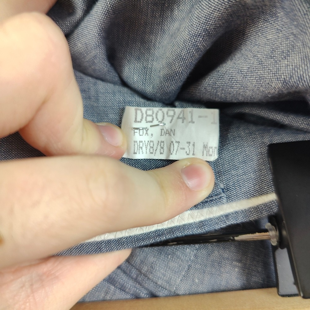 J.Crew Ludlow Slim Pants 34x32 Blue Cotton Linen Blend Tapered Business Casual - Picture 9 of 12